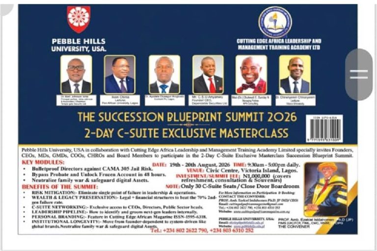 Pebble Hills University Featured in The Guardian Newspaper for The Succession Blueprint Summit 2026
